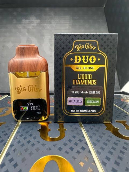 Big chief dual 2000 puffs