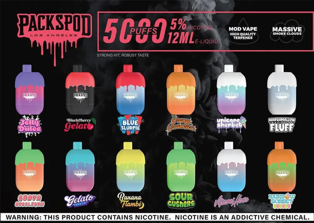 PACKSPOD 5000 PUFFS